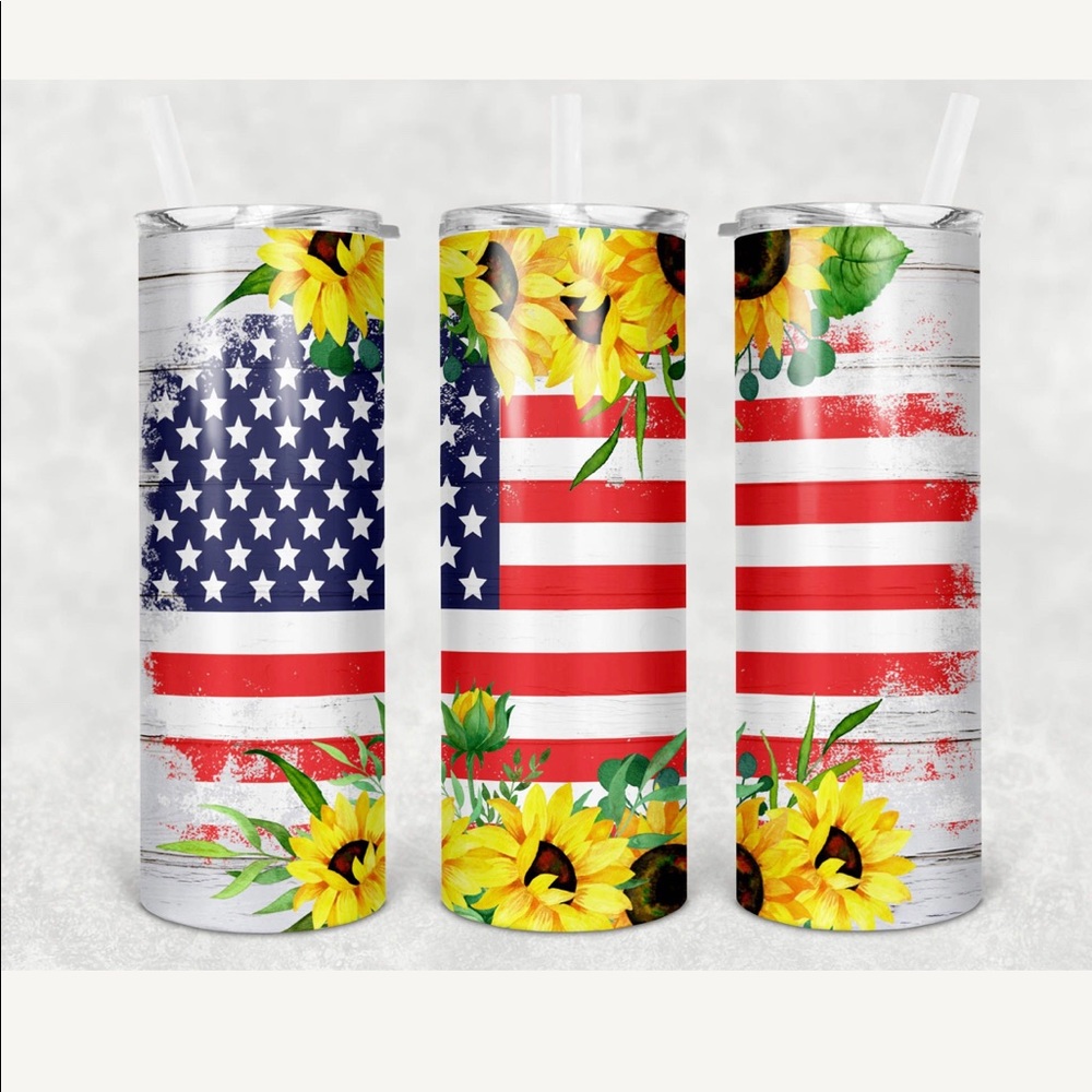 Made2order Sunflower 20oz tumbler